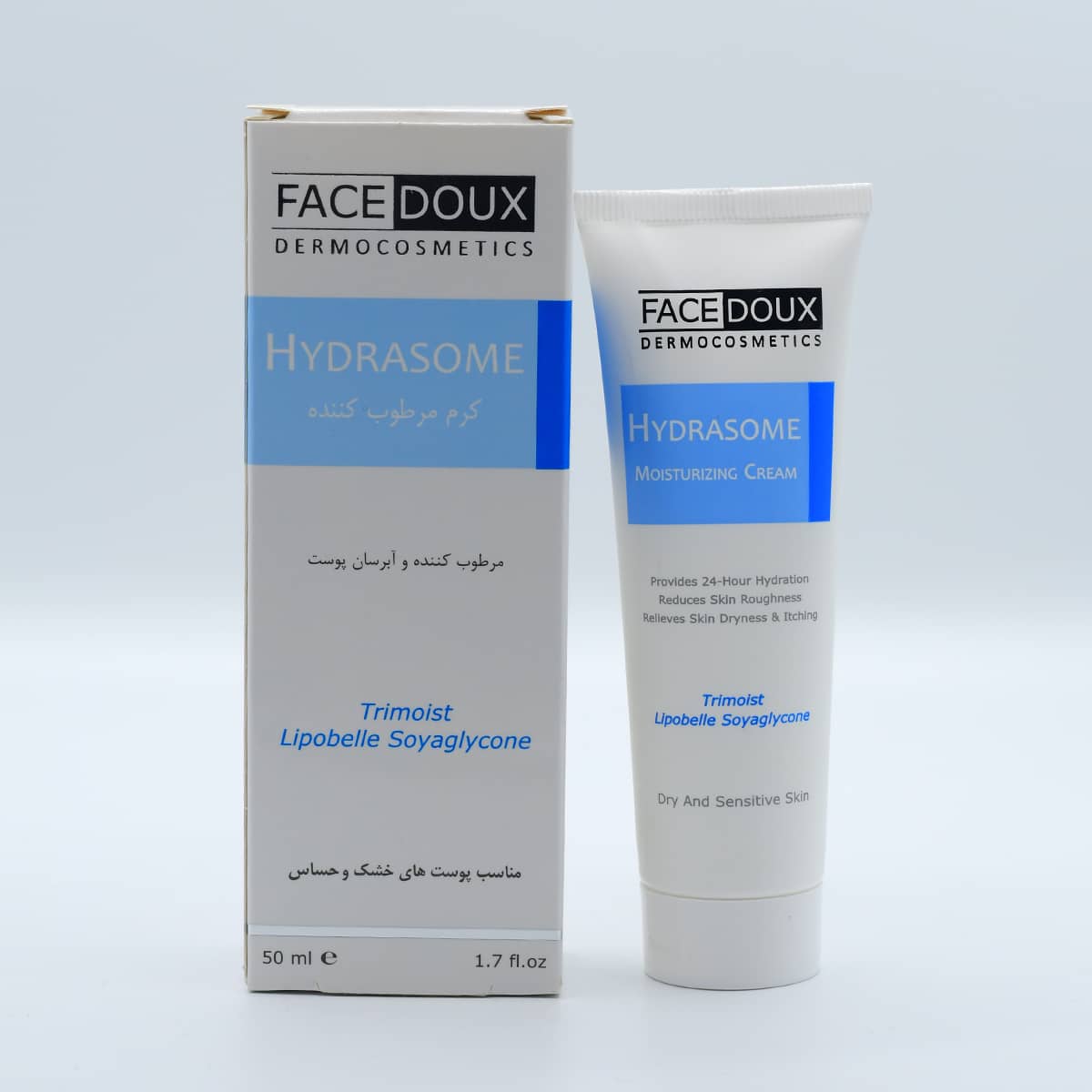 مرطوب کننده پوست خشک فیس دوکس HYDRASOME FACEDOUX