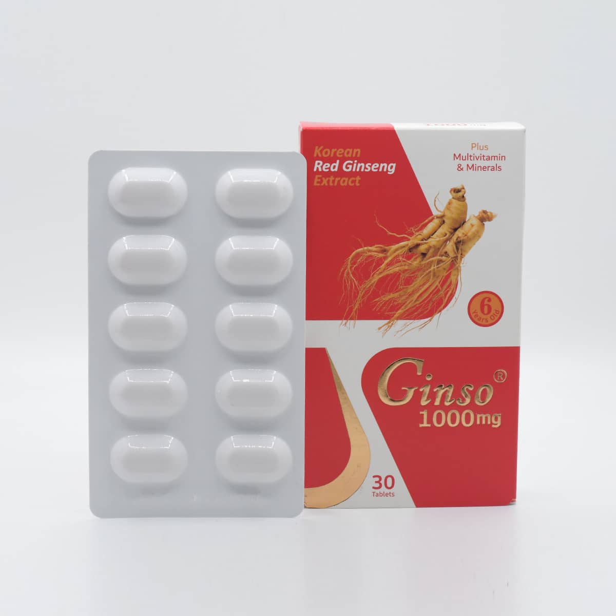 رد جنسینگ 1000میلی جینسو GINSO 1000MG