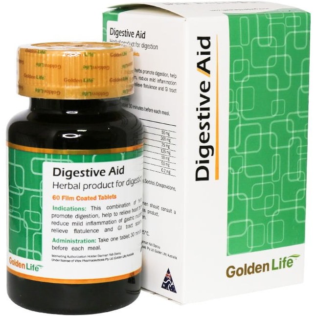 قرص دایجستیو اید60 عددی DIGESTIVE AID GOLDEN LIFE