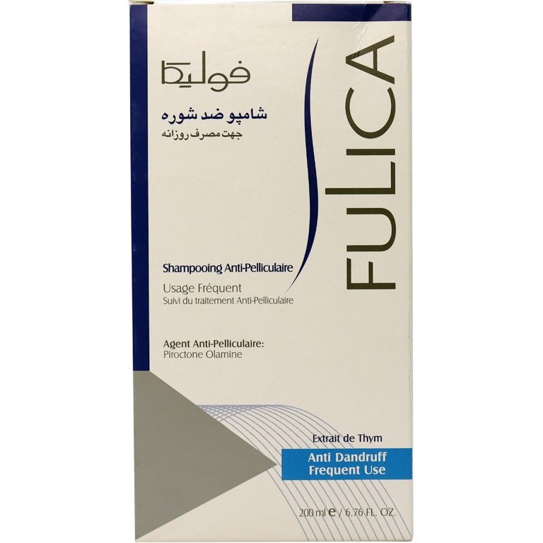 شامپو ضدشوره مصرف روزانه فولیکا ANTI DANDRUFF SHAMPOO FREQUENT USE FULICA