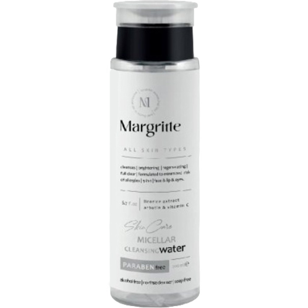 مارگریت میسلار واتر روشن کننده 3 در 1 مناسب انواع پوست Margritte Micellar Cleansing Water For All Skin Types